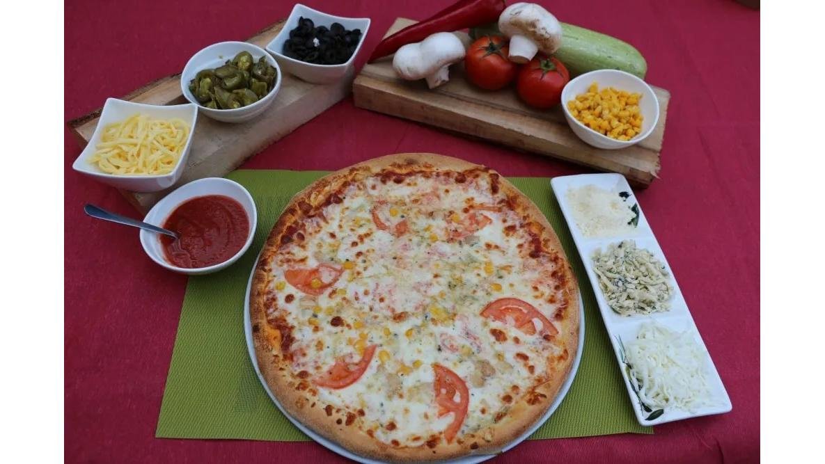 Pizza Pollo con Gorgonzola