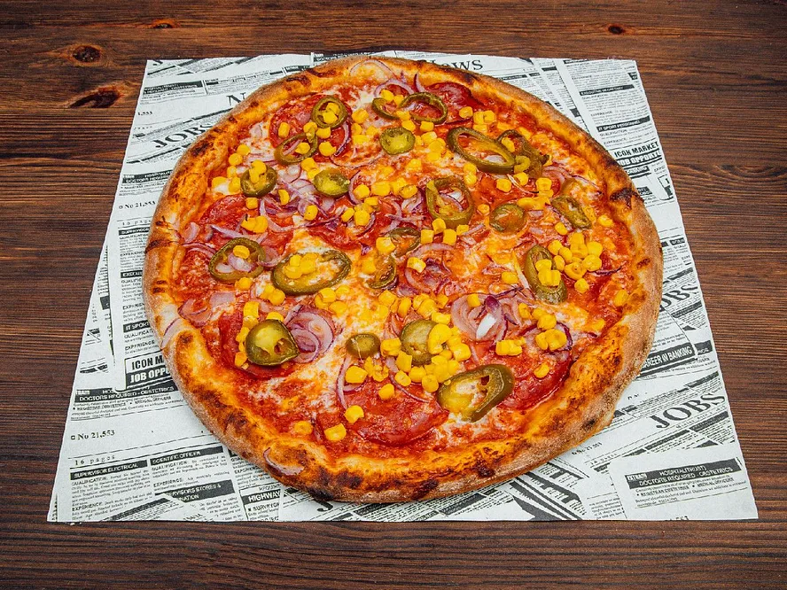 Pizza jalapeňos