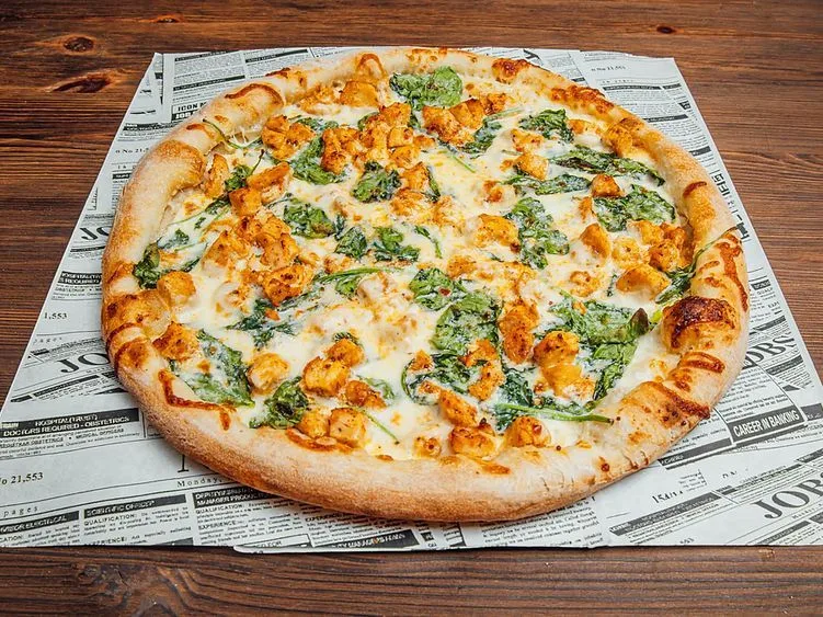 Pizza Kuře and špenát