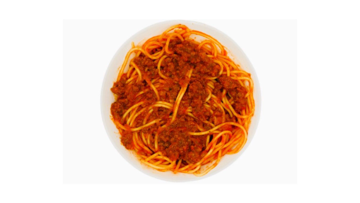 60. Pasta Bolognese