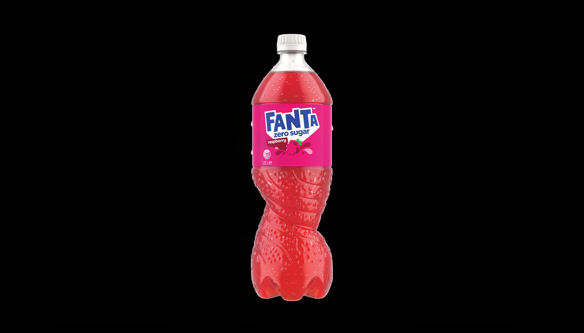 1.25l Fanta Raspberry No Sugar
