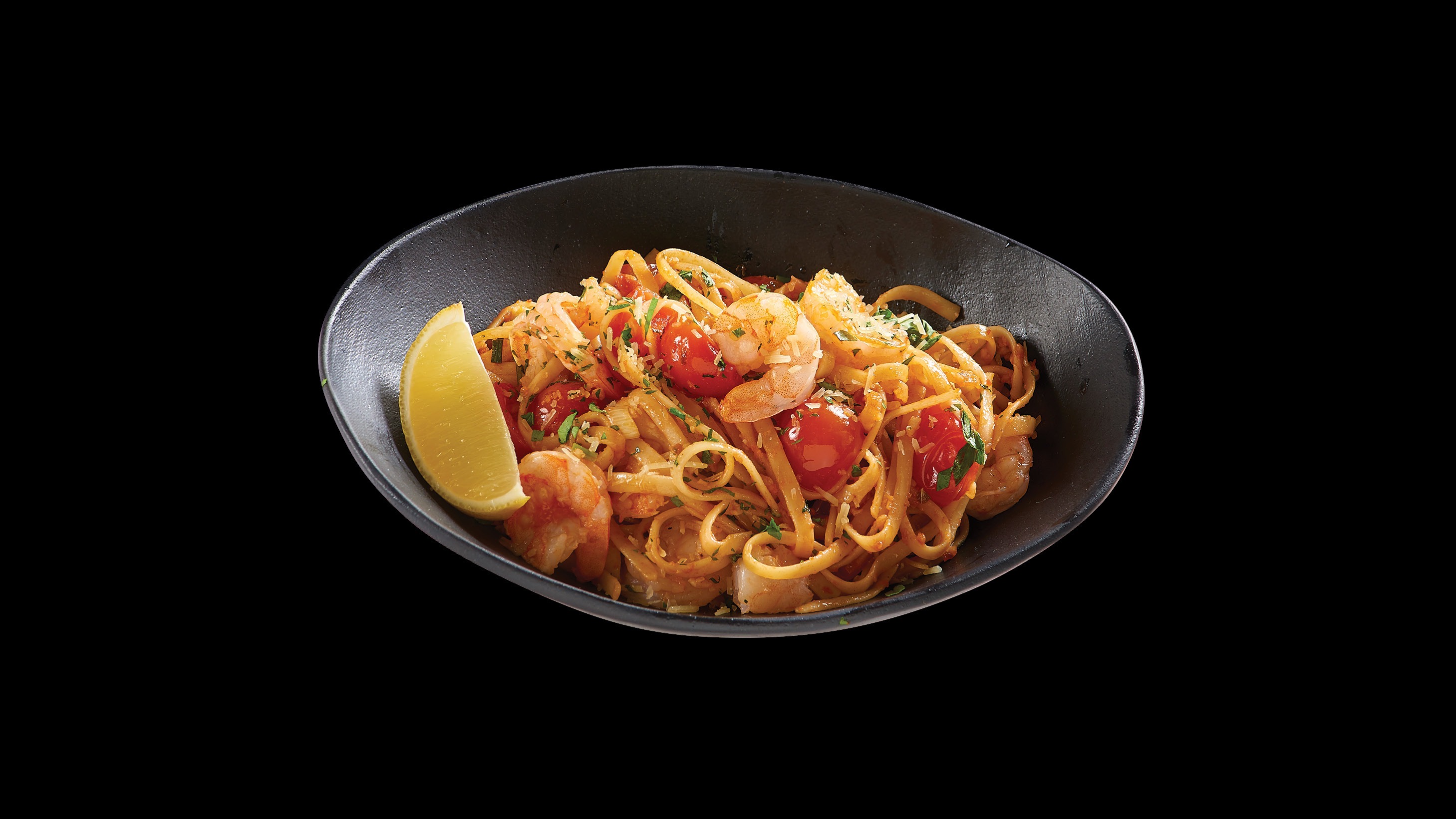 Garlic Prawn Pasta