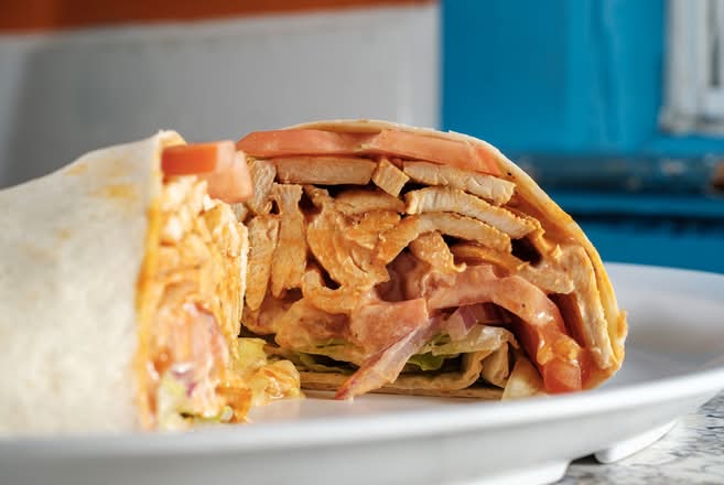 Buffalo Grilled Chicken Wrap
