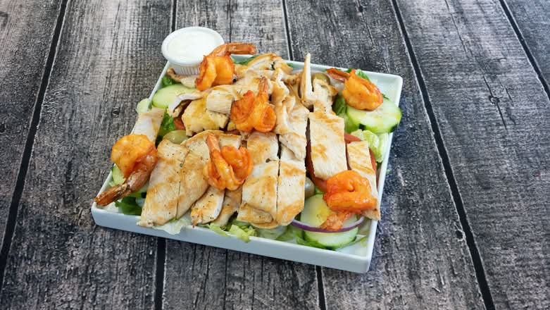 Steve's Salad with Chicken and Shrimp