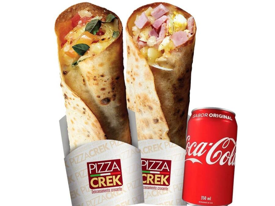 2 Pizzas Crek Refrigerante Lata