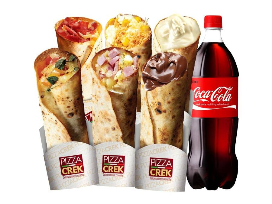 6 Pizzas Crek Refrigerante 2 Litros