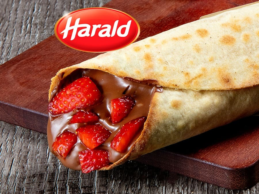 Pizza Crek de Chocolate com Morango