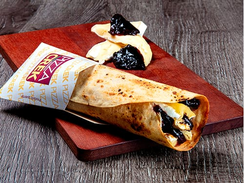 Pizza Crek de Queijo Brie com Geleia de Frutas Vermelhas
