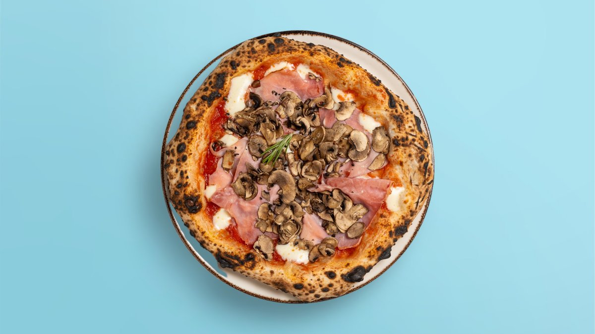 Pizza Cotto e Funghi