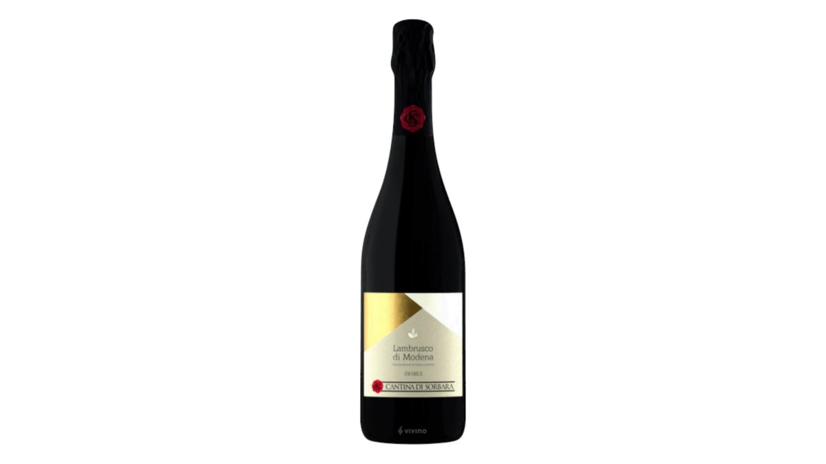 Lambrusco félédes olasz habzó bor