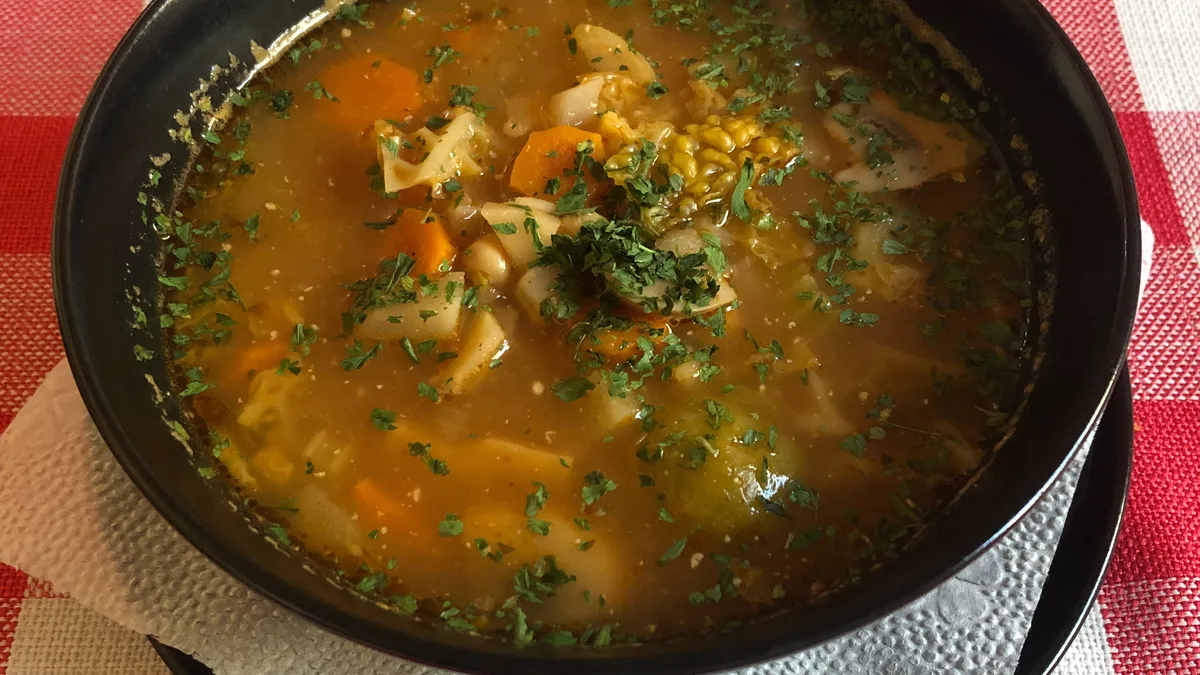 Minestrone leves