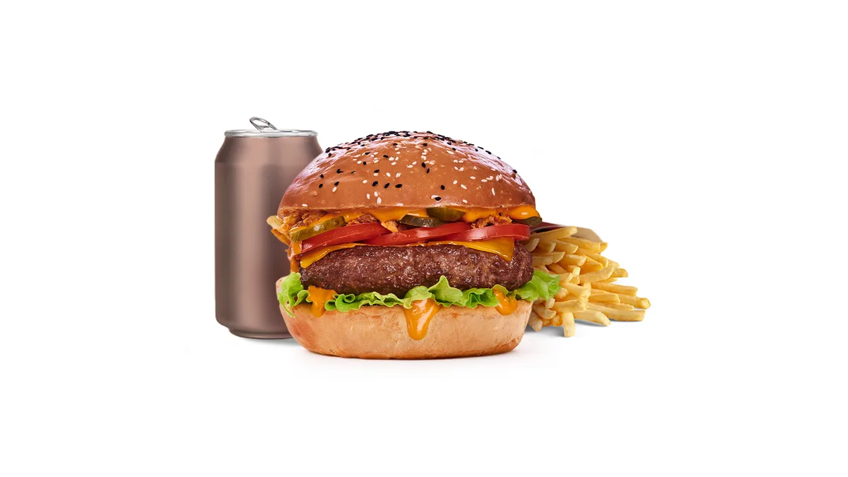 BBQ burger menu