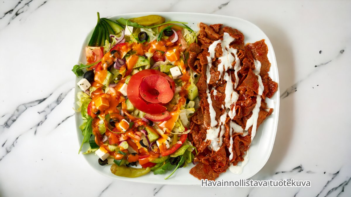21. Kebab salaatti