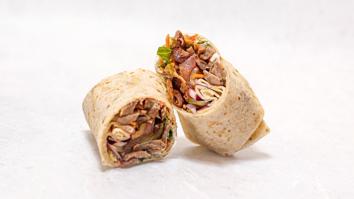 Tortilla plnená mäsovými nuggetkami