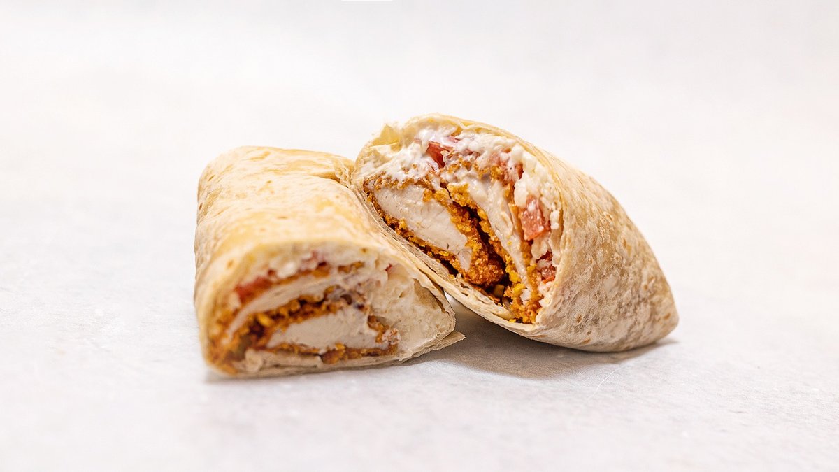 Tortilla s chrumkavým kuriatkom