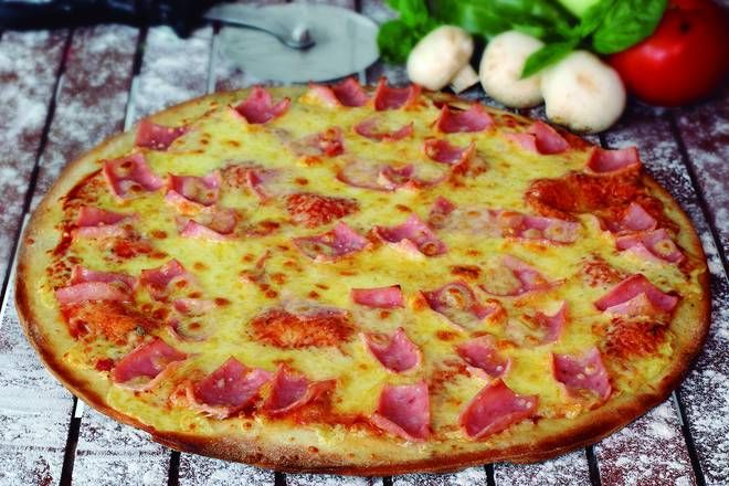 Pizza Jamón y Queso Grande