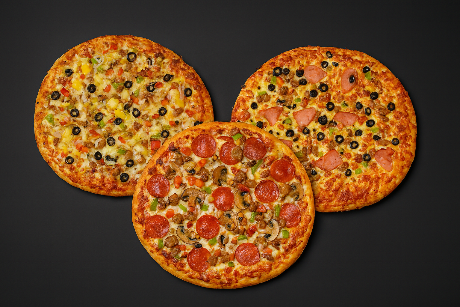 5 Large Pizzas