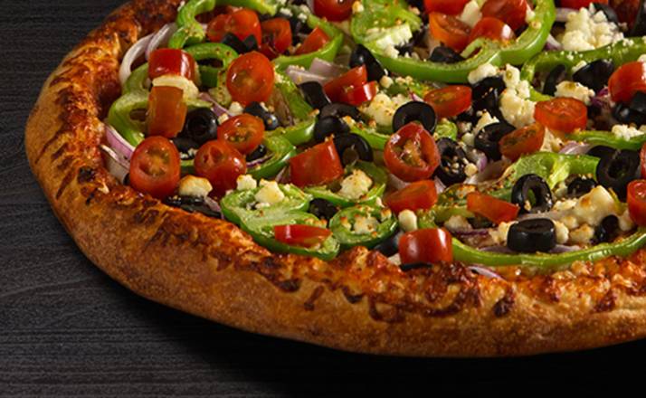 Greek Cauliflower Pizza