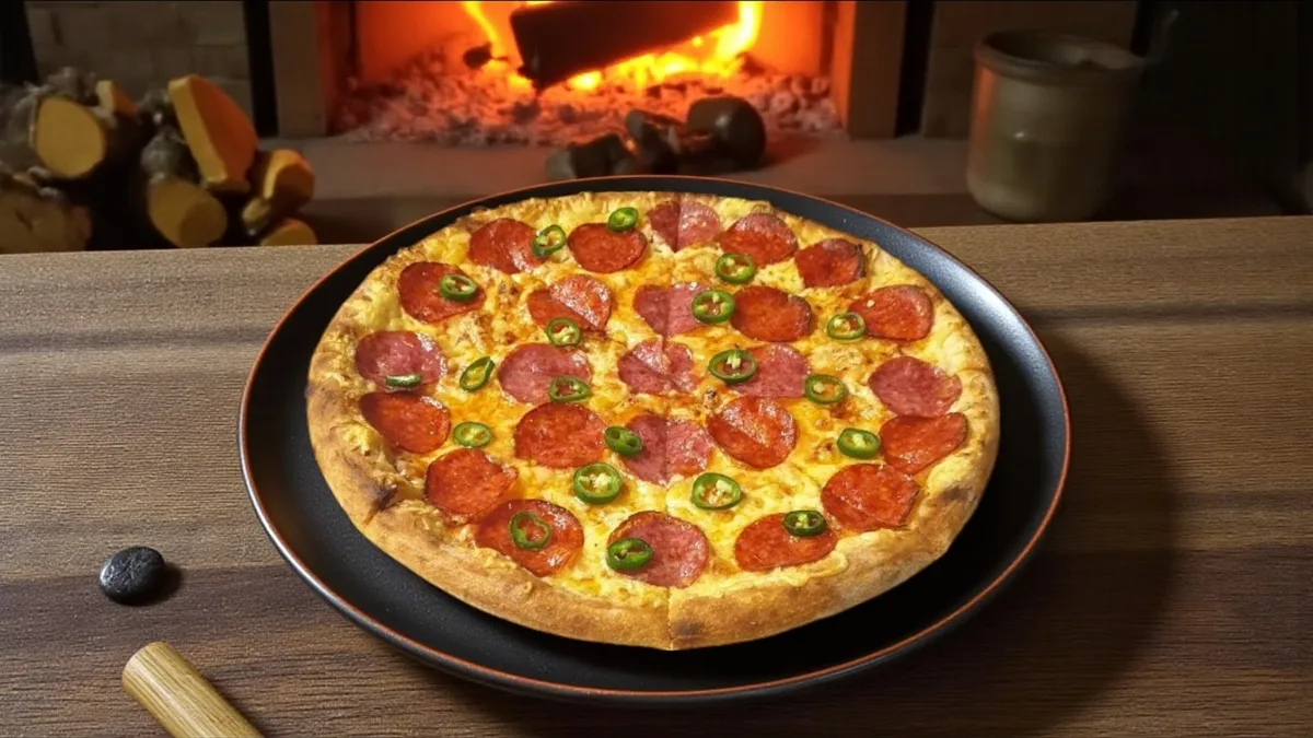 Pizza hot salami