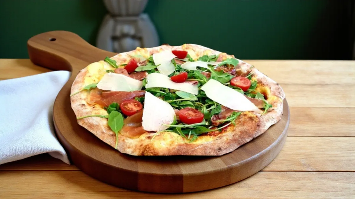 Pizza prosciutto crudo