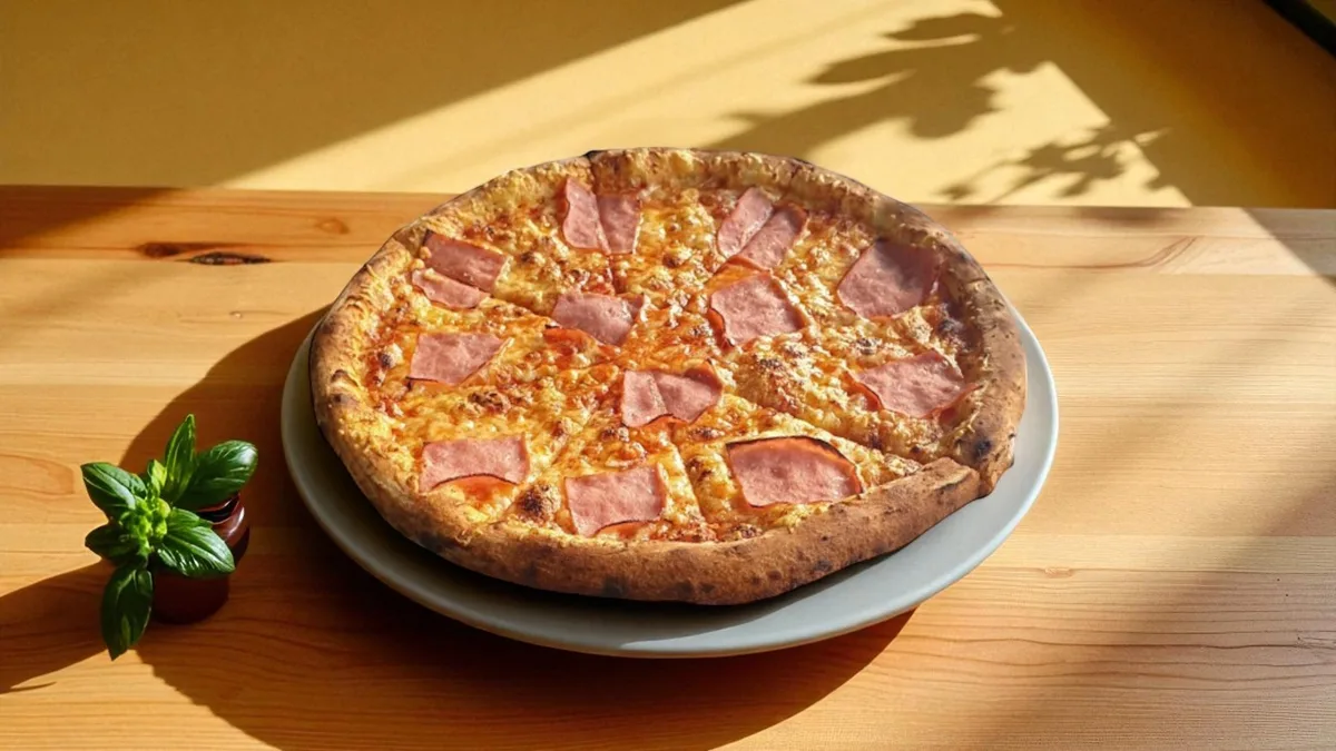 Pizza prosciutto