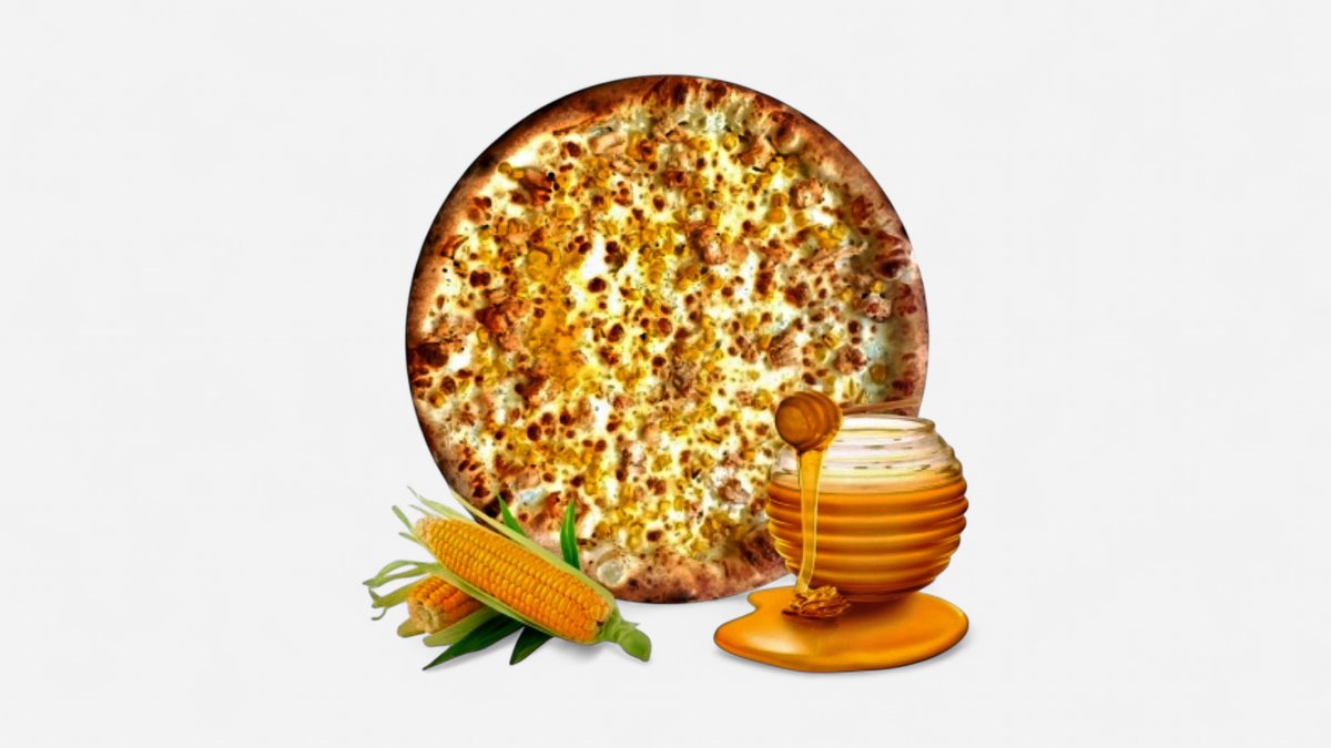 Pizza sweet corn