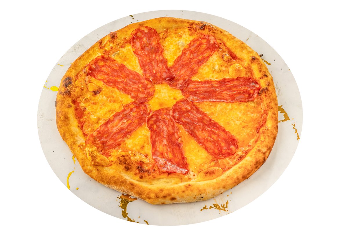 Pizza Quattro Formaggi + Salam Picant/nepicant