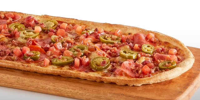Fiery Pepperoni and Bacon Flatbread