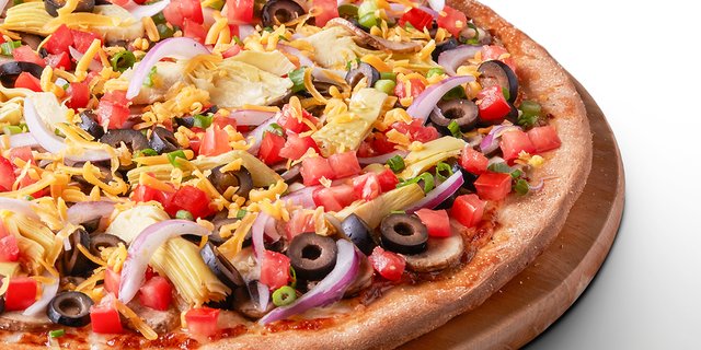 Stuffed Crust Artichoke Fiesta Pizza