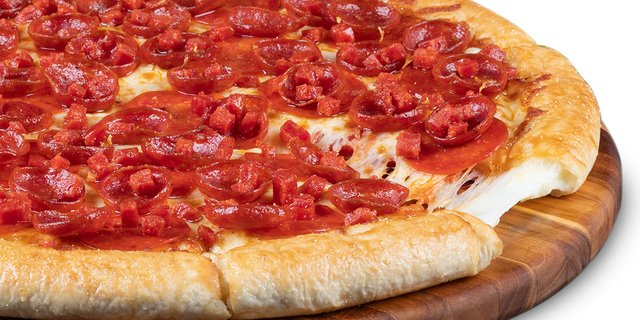Stuffed Crust Pepperoni Trio Pizza