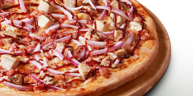 Stuffed Crust Texas Barbeque Pizza