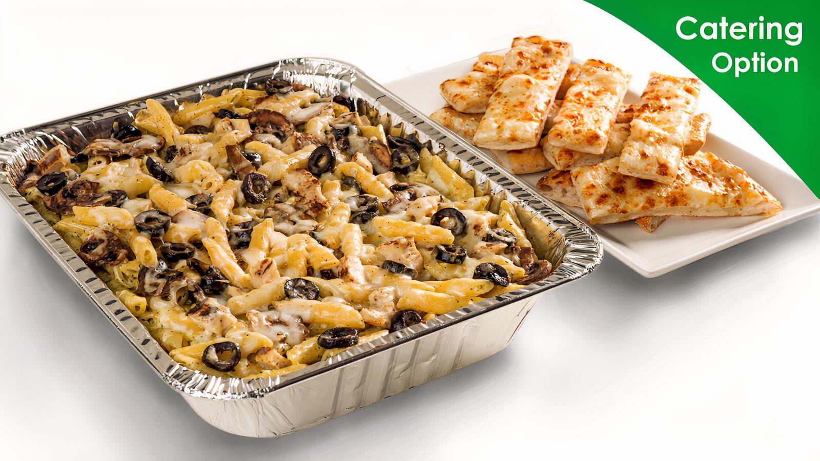 Catering Creamy Pesto Chicken Pasta