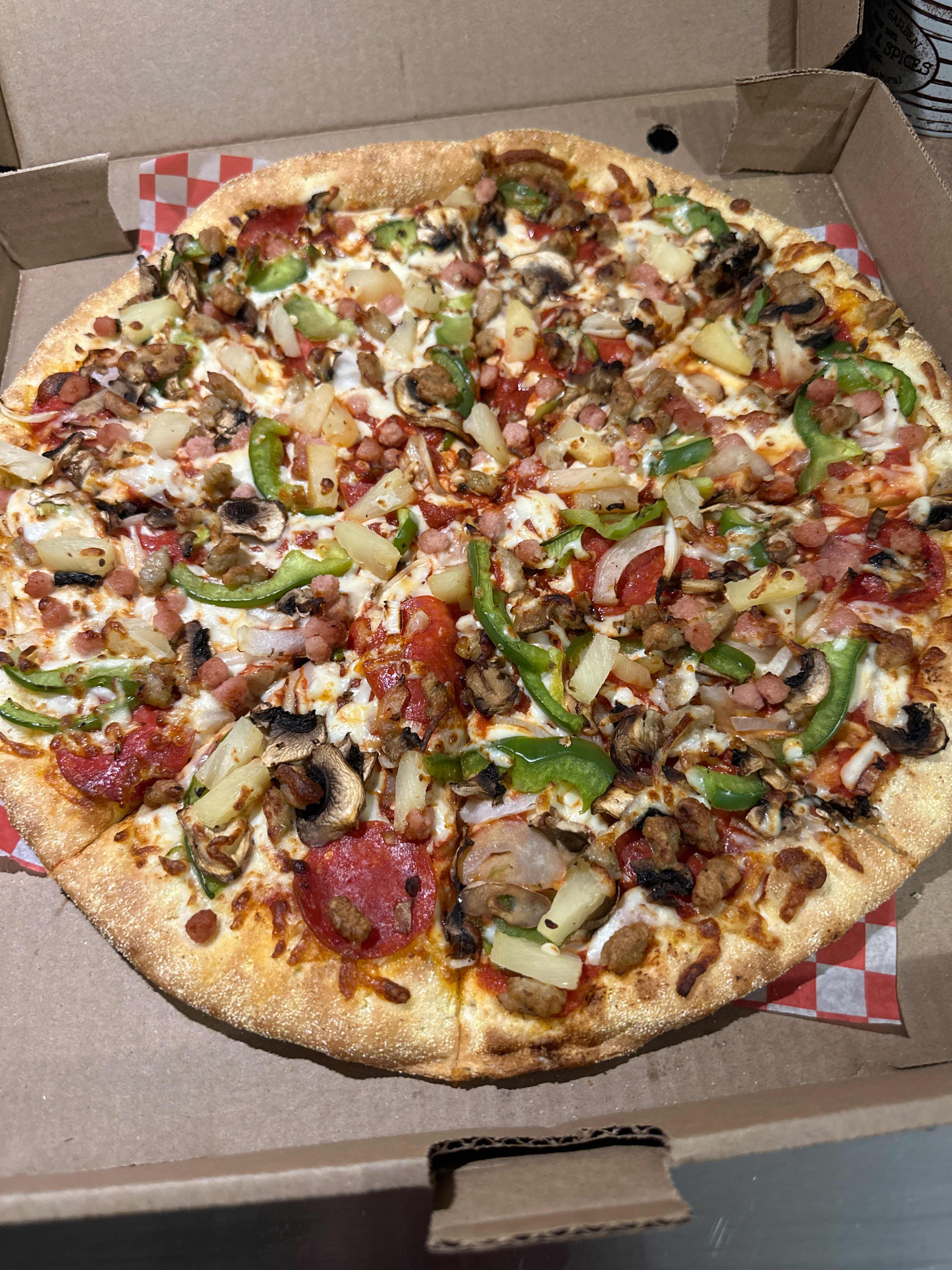 Large Works Pizza