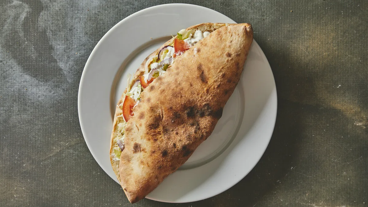 Kebab Sandwich (halvmåne)