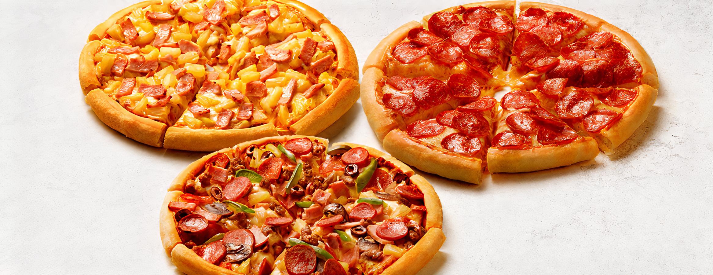 3 Large Pizza