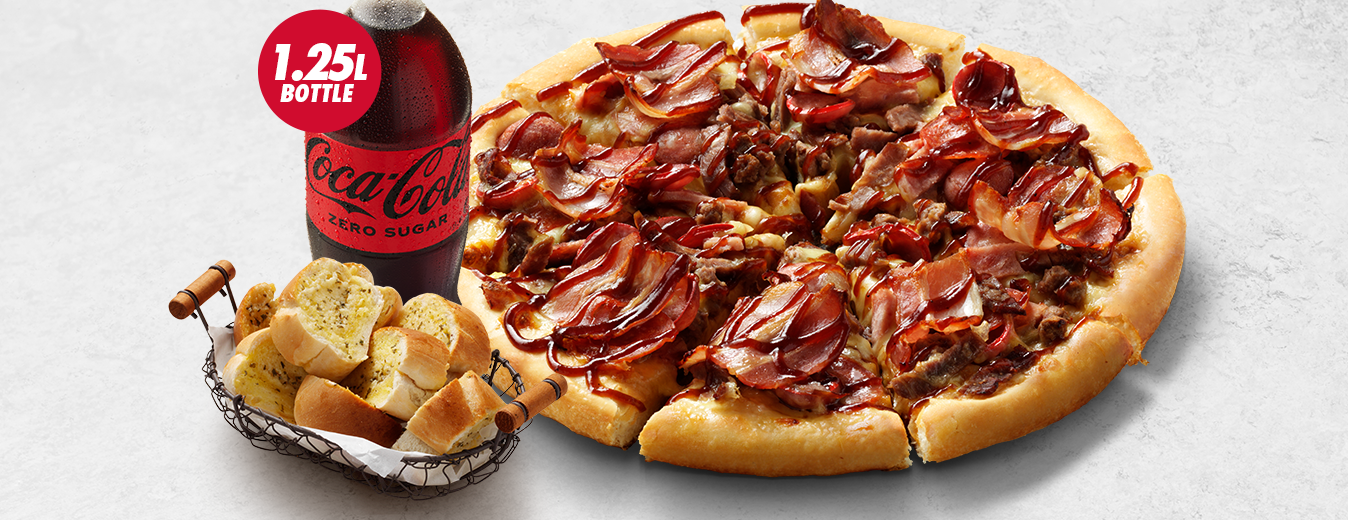 .Hut Deal: 1 Large pizzas + 2 Sides