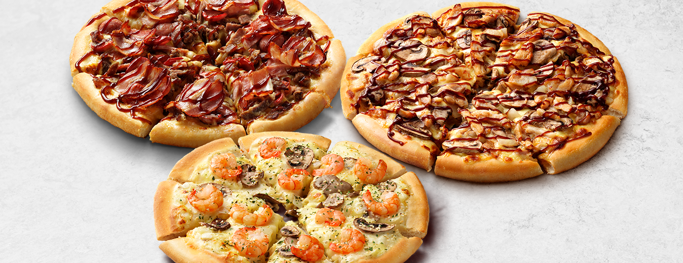 Hut Deal: 3 Large Pizza