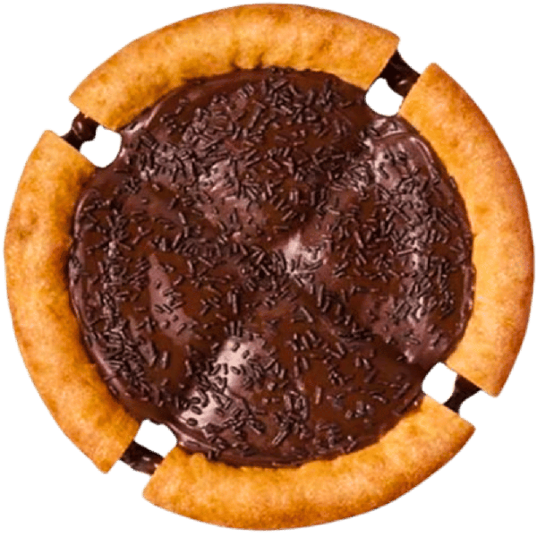 Pizza Individual De Brigadeiro