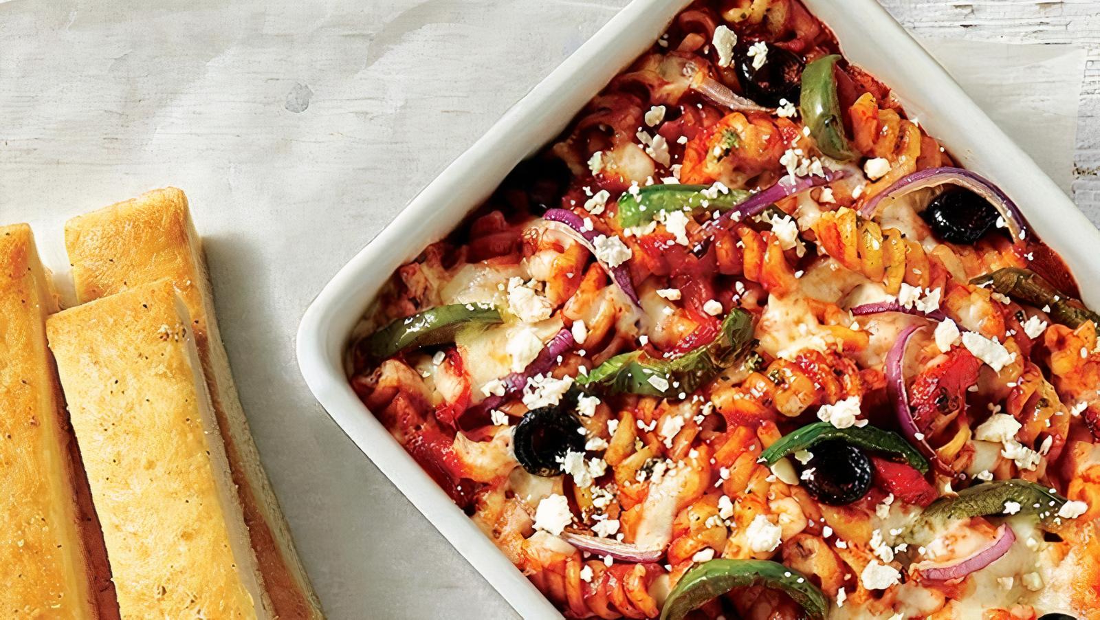 Regular Mediterranean Vegetable with Breadsticks