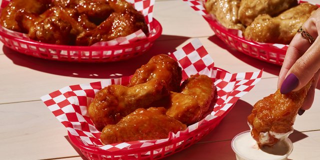 12 Traditional Bone-In Wings w/ Dipping Sauce