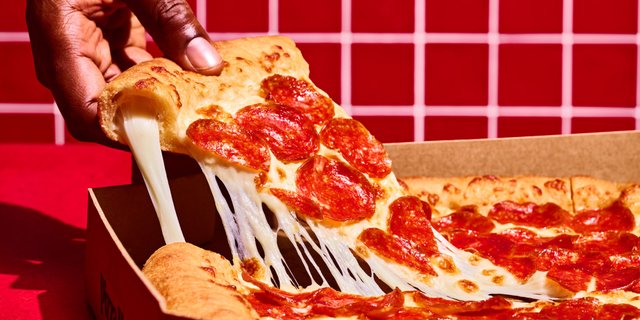 Stuffed Crust Pepperoni Pizza