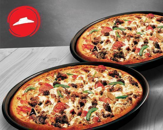 2 Pizzas grandes