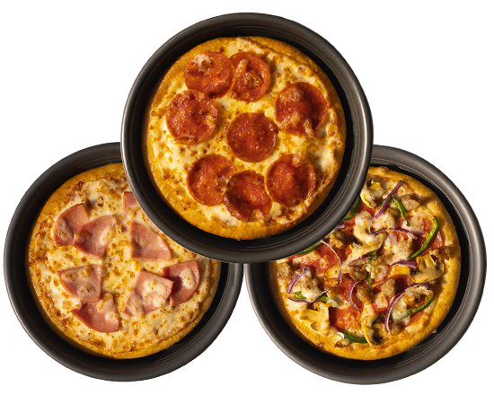 3 Pizzas Personales AK7