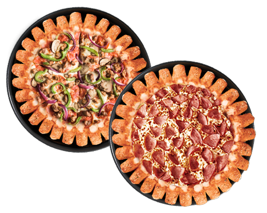 Promo: 2 Pizzas Grandes Borde Relleno