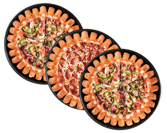 Promo 3x2: Pizzas Borde Relleno