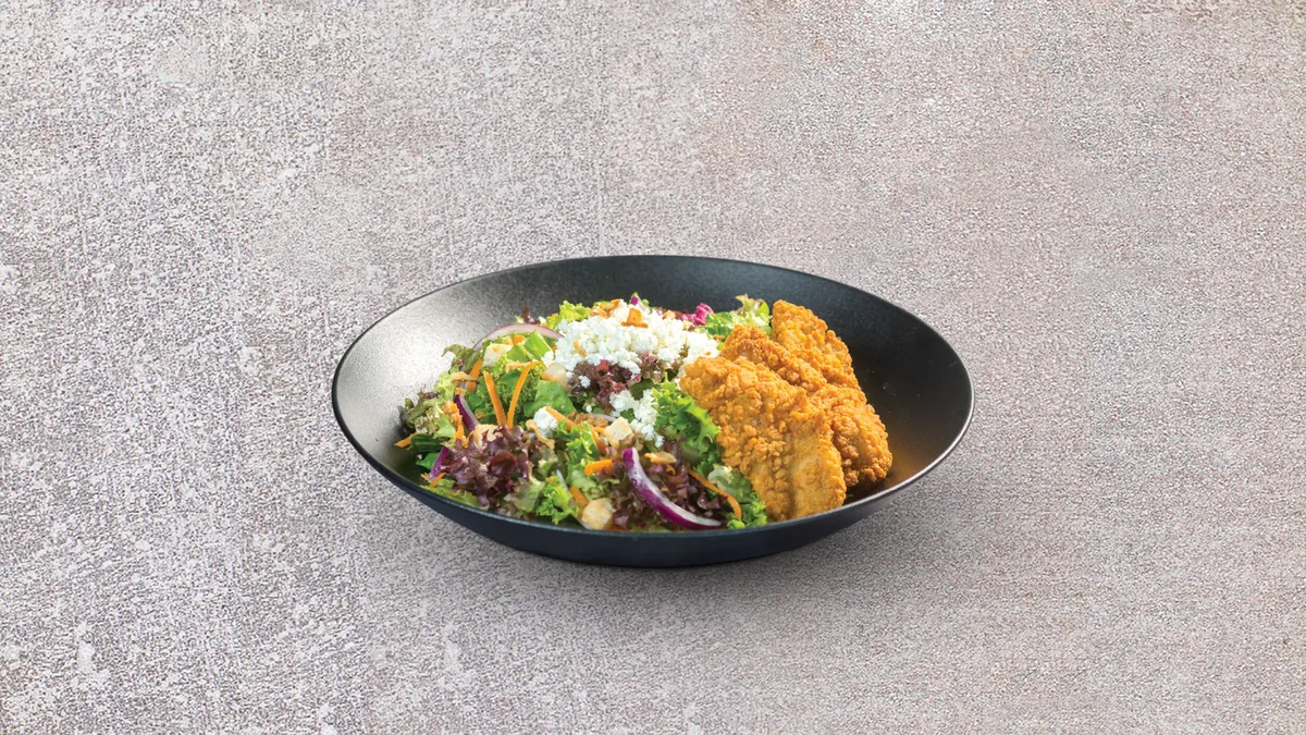 Chicken Fingers Fetta Salad