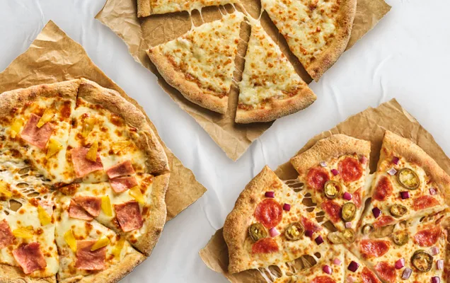 3x střední pizza