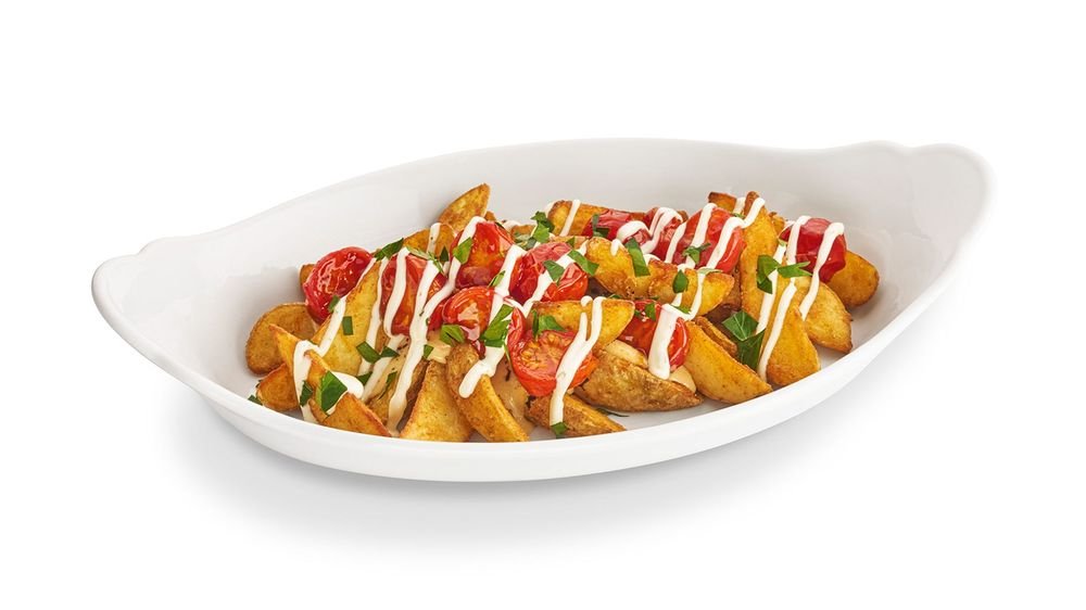Loaded Country Potatoes - Tomato