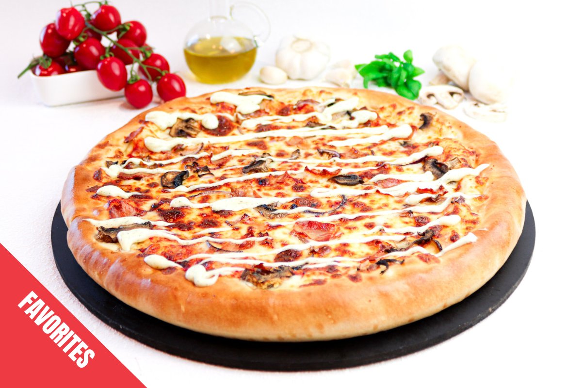 Garlic Bacon Large Cheesy Crust