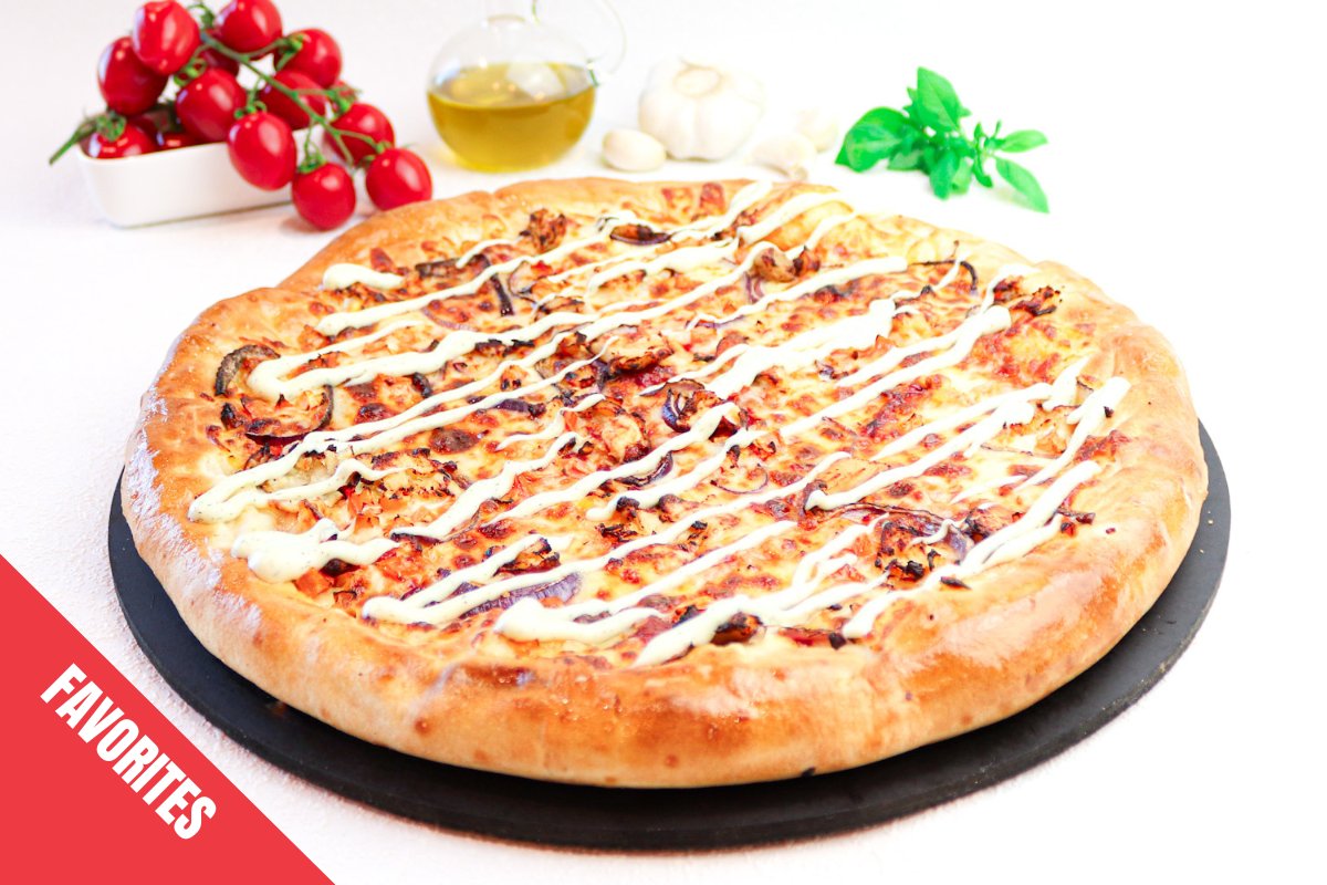Garlic Chicken Large Cheesy Crust